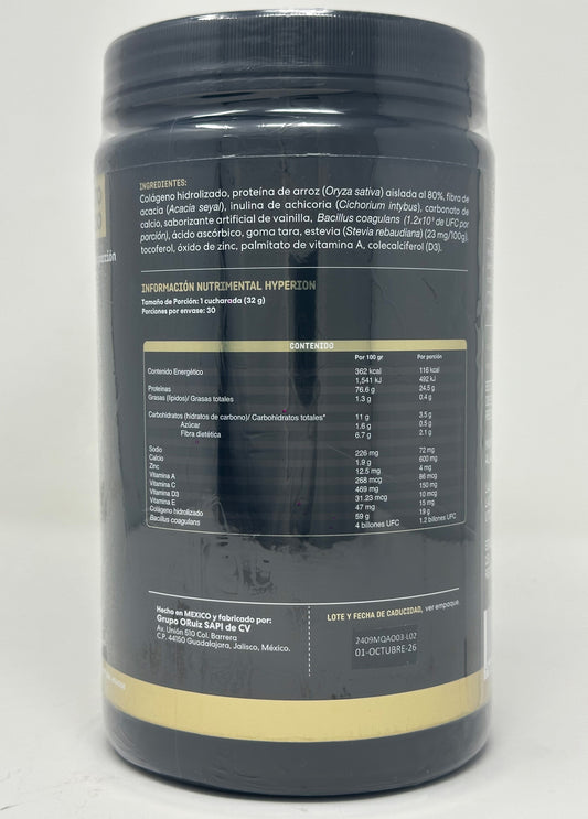 Nutracéutico Sabor Vainilla 960 grs