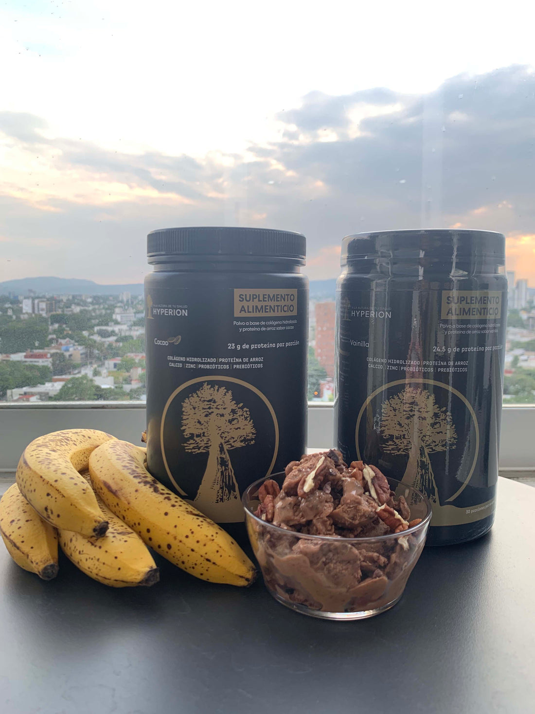 Nieve de plátano con proteína HYPERION