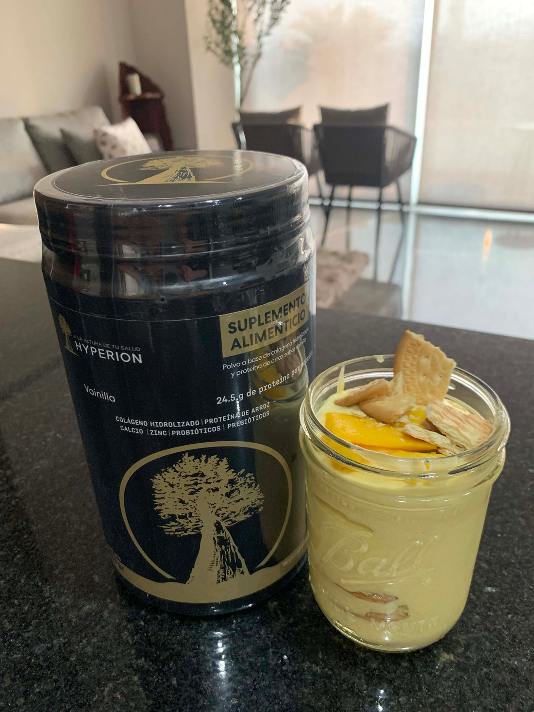 Pay de mango con HYPERION