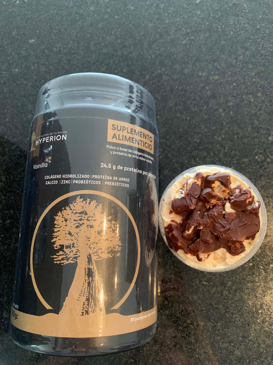 Postre estilo "Snickers" con HYPERION