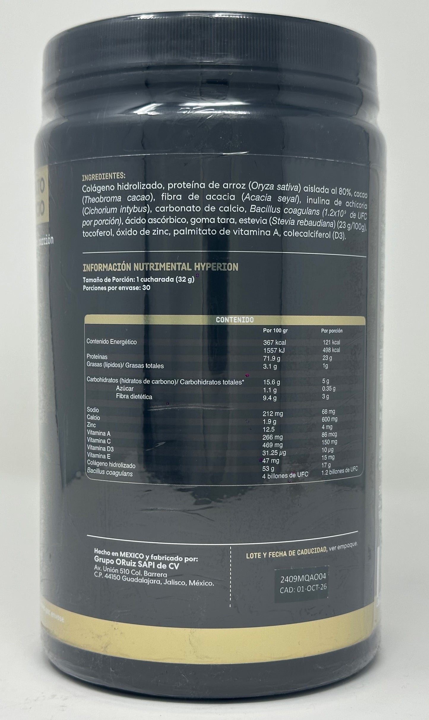 Nutracéutico Sabor Cacao 960 grs